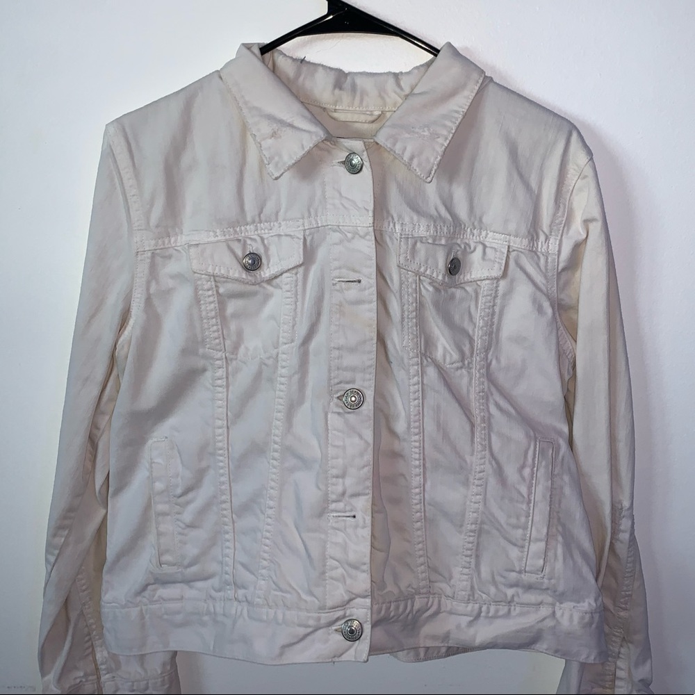 Gap Kid’s Girls White Jean Jacket XL